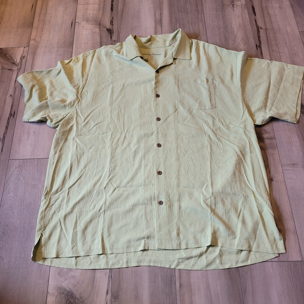 Tommy Bahama Light Green Men's Shirt